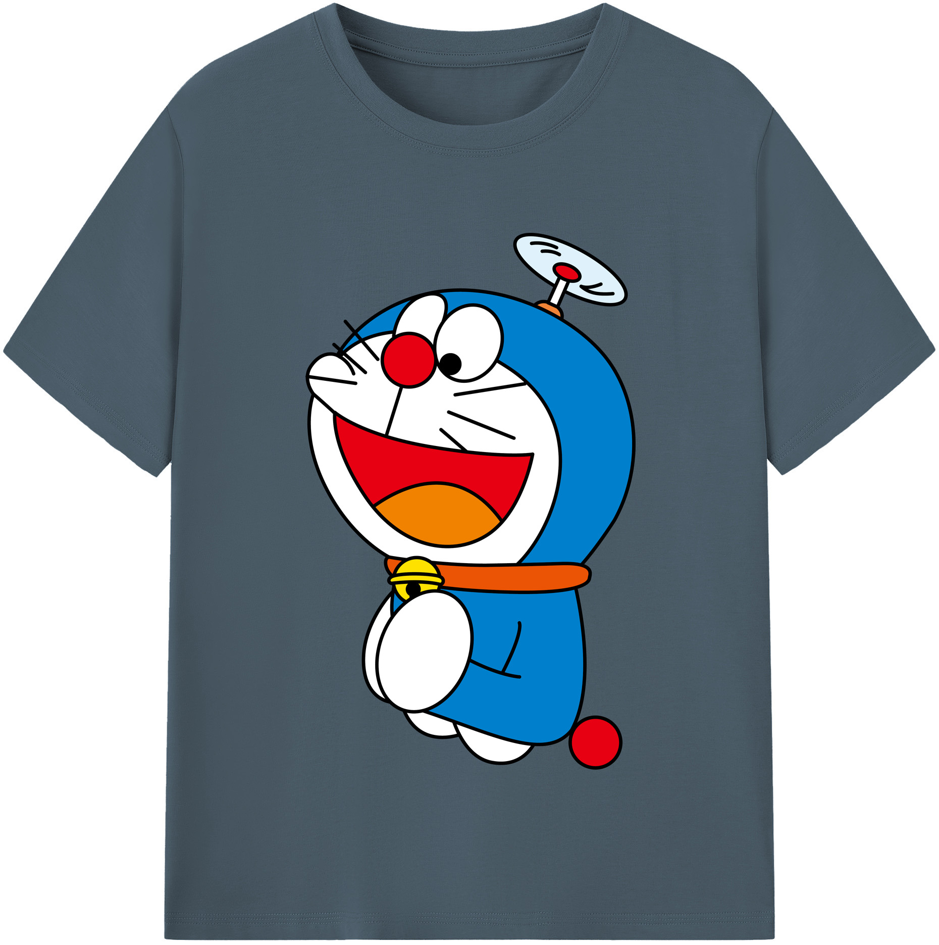 （画像用） ドラえもん Doraemon 綿100％半袖Tシャツ（フロントプリント）